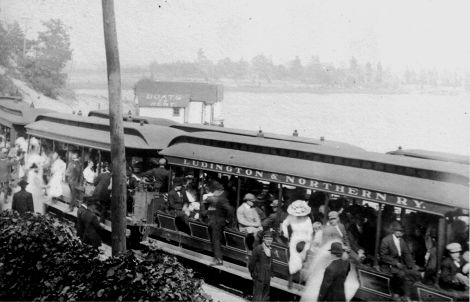 Passenger Train at Hamlin Lake MI